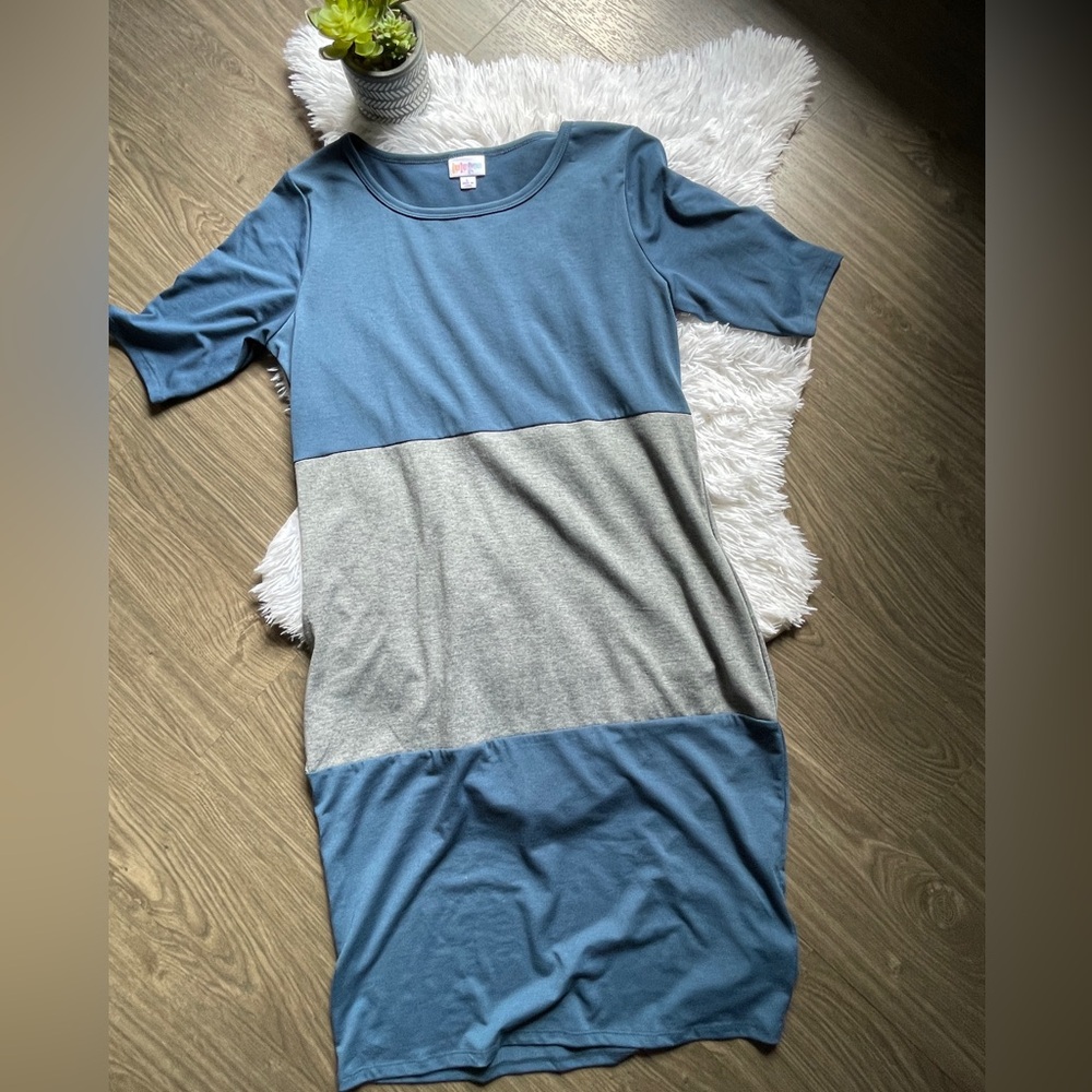 LuLaRoe Julia Bodycon Dress 🩶